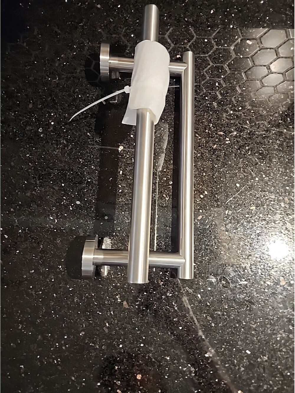 Silver Towel bar